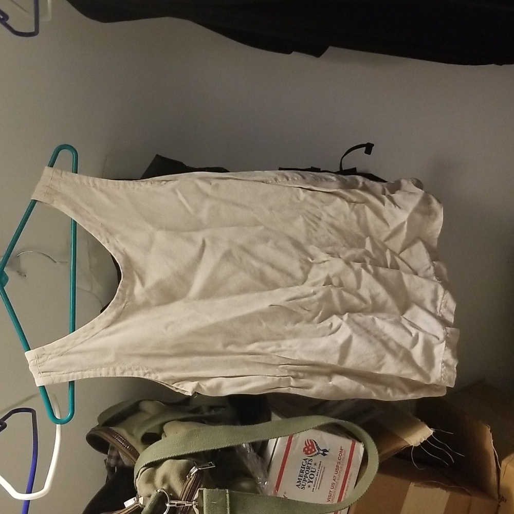 Linen blend tank top